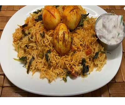 Egg Biryani 1/4